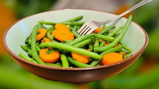 Recette Haricots Verts et Carottes [upl. by Teragram]