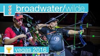 Jesse Broadwater v Reo Wilde – compound men gold  2016 Indoor World Cup Final [upl. by Citarella]