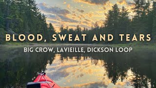 Big Crow Lavieille Dickson Loop Solo Canoe Trip in Algonquin Park 4K [upl. by Rosita]