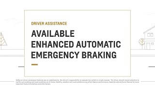 How Enhanced Automatic Emergency Braking Works  Chevrolet [upl. by Tik]