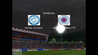 Champions League 2009 2010 Group G Unirea Urziceni Glasgow Rangers [upl. by Gnoy]