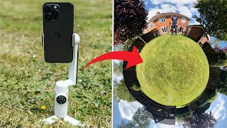 How To Create 360 Photos with insta360 Flow [upl. by Arbmat]