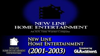 NEW LINE HOME ENTERTAINMENT remaked logo 20012003 Created by GLAMations [upl. by Anifares887]