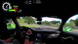 Salzburgring GT3 RS Bestlap  128 am 28072018 mit Pistenclub [upl. by Ahsead]