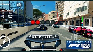 F1 MOBILE RACING 2024 ♤ GRAND PRIX WEEKLY EVENT ♤ MONACO ♤ FERRARI ♤ QUALIFYING amp GRID START [upl. by Nauwtna]