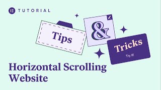 How to Create a Horizontal Scrolling Website Advanced PRO [upl. by Zerline]