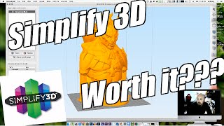 A brief look at Simplify 3D  Is it worth it [upl. by Leuqim97]