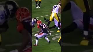 Juju Smith Schuster hard hit on Vontaze Burfict [upl. by Eidson]