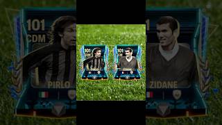 Pirlo 🇮🇹 Vs Zidane 🇫🇷 fifa24 fifa fifamobile fifarenderz [upl. by Ayifa]