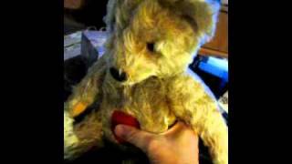 Steiff Teddy Bear quotMusic Bear quotmade from1951 to 1957 [upl. by Worl]