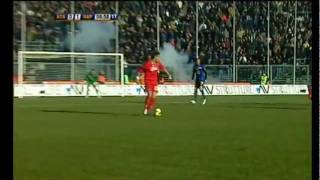 Atalanta Napoli gol Quagliarella [upl. by Annaxor12]