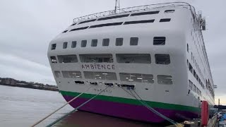 AMBIENCE cruise ship departing TILBURY [upl. by Sammer496]