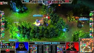 Team Solomid TSM vs Dignitas DIG  NA LCS Summer split 2013 W8D2  Full Game HD [upl. by Ruth783]