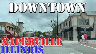 Naperville  Illinois  4K Downtown Drive [upl. by Jason]