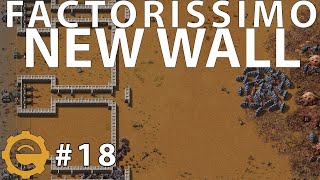 Defensive wall upgrade base tour  Factorio Factorissimo 18 [upl. by Ofloda]