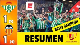 EL BETIS de GUARDADO se PROCLAMÓ CAMPEÓN de la COPA DEL REY en la tanda de penales  Copa del Rey [upl. by Lazos33]