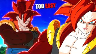 SSJ4 Gogeta Makes Ranked TOO EASY In Dragon Ball Sparking Zero [upl. by Ayotas]