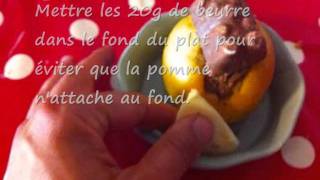 Pomme aux bonbons oursons au chocolat [upl. by Ytsenoh943]