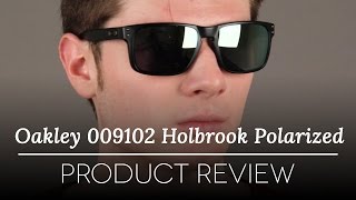 Oakley 009102 Holbrook Polarized Sunglasses Review  SmartBuyGlasses [upl. by Llevert]