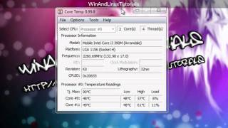 Windows Monitor CPU temperature using Core Temp [upl. by Ennovy922]