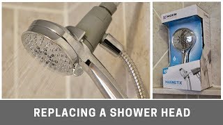 Replacing a ShowerHead  MOEN Magnetix [upl. by Bremble]