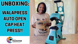 UNBOXING MY NEW WALAPRESS AUTO OPEN CAP HEAT PRESS  DEMO amp HONEST REVIEW [upl. by Lehteb]