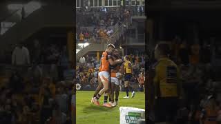 Justin Olam Try On Debut For the West Tigers [upl. by Gans]