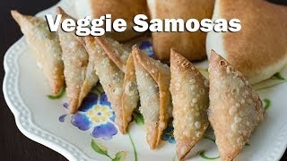 Veggie Samosas Sambuus Qudaar سمبوسة بالخضار [upl. by Karoline307]