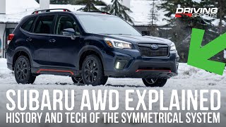 Subaru Symmetrical AllWheel Drive Explained AWD VDC and DCCD [upl. by Ianahs]