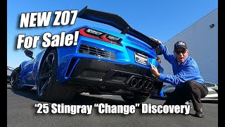 NEW Z07 Z06 FOR SALE 2025 ORDER CONSTRAINTS amp 25 STINGRAY CHANGE [upl. by Maddox]