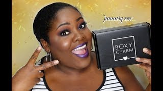 BoxyCharm Jan 2019 Unboxing [upl. by Hess]