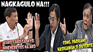 NAGKAGULO NA CONG CARAPS PADUANO NASIGAWAN SI FPRRD DUTERTE NATATAKOT AT NINENERBYOS NA [upl. by Granthem664]