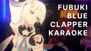 Fubukis Blue Clapper Karaoke ft Coco「 Shirakami Fubuki 」 [upl. by Alric]