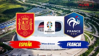 🔴 EUROCOPA EN VIVO ESPAÑA VS FRANCIA EN DIRECTO [upl. by Lyj609]