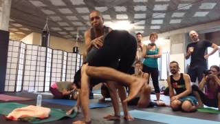 Manju Pattabhi Jois in Athens [upl. by Einot]