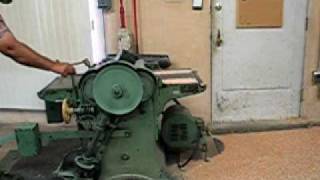 1912 Crescent Model 218 18 inch Variable Feed Planer [upl. by Aubrie541]