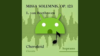 Missa solemnis op 123 Agnus Dei bar 326  434 Voice with metronome [upl. by Peirce809]