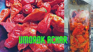 Umorok achar King chilli Bhut jolokia pickle Manipuri Vlog Jayabati Luwang [upl. by Franz]