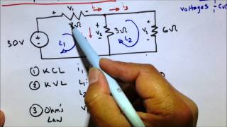 KVL KCL Ohms Law Circuit Practice Problem  Electrical Engineering Fundamental and Basics Review [upl. by Lorien]