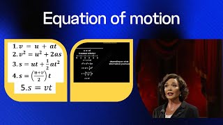 Equation of motion [upl. by Shama559]