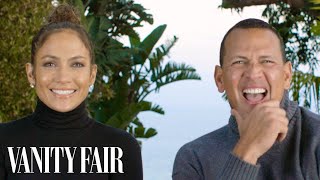 Jennifer Lopez and Alex Rodriguez Answer 17 Questions in 128 Seconds  Vanity Fair [upl. by Ashraf]