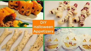 DIY HALLOWEEN APPETIZERS [upl. by Yelsnit]