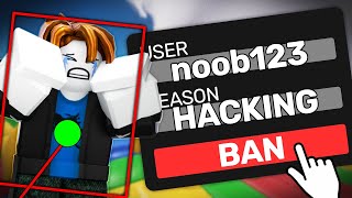 I BANNED EVERY HACKER IN ROBLOX RIVALS [upl. by Kersten746]