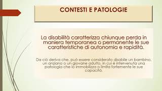 Corso OSS Contesti e patologie [upl. by Vallery]