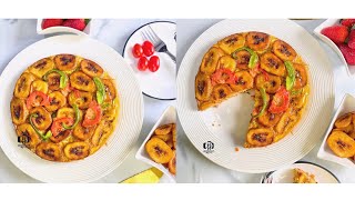 How To Make Plantain amp Egg FrittataPlantain Frittata [upl. by Obidiah]