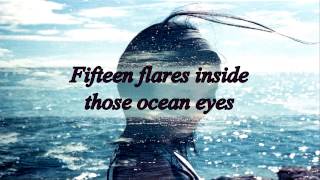 Lyrics Billie Eilish  Ocean Eyes Astronomyy Remix [upl. by Lubin]