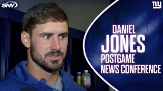 Daniel Jones on his poor performance in Giants preseason loss to Texans  SNY [upl. by Guenzi]