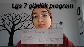 LGS Kasım ara tatilinde size 7 günlük program hazırladımmmmlgs2025 [upl. by Tolmann956]