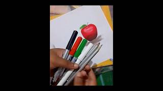 Pencil vs pencil colour drawing comparison ytshorts [upl. by Landahl]