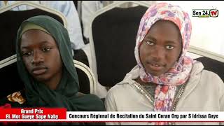 Grand Prix El Mor Gueye Sope Naby Concours Régional de Recitation du Saint Coran Org par S Idrissa G [upl. by Bala]